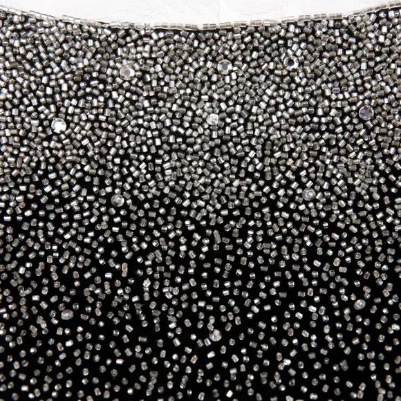 Vintage 50s 60s Formal Gown 6 Medium Hollywood Glam Princess Dress Black - Picture 2 of 9